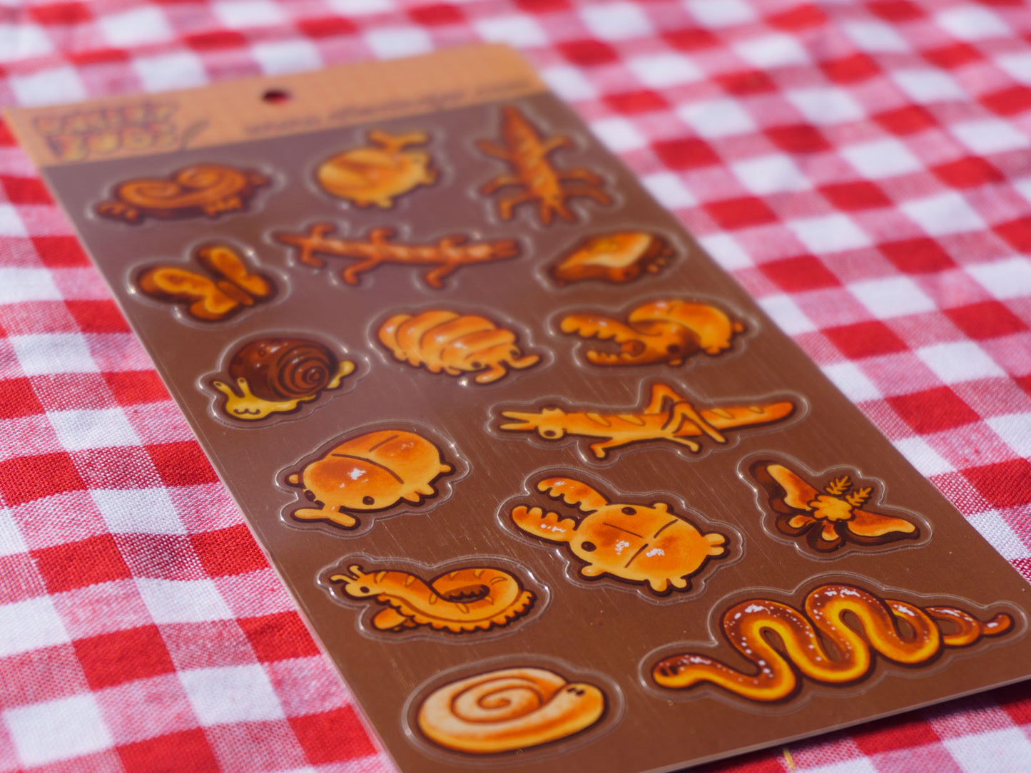 Bakery Bugs Transparent Sticker Sheet