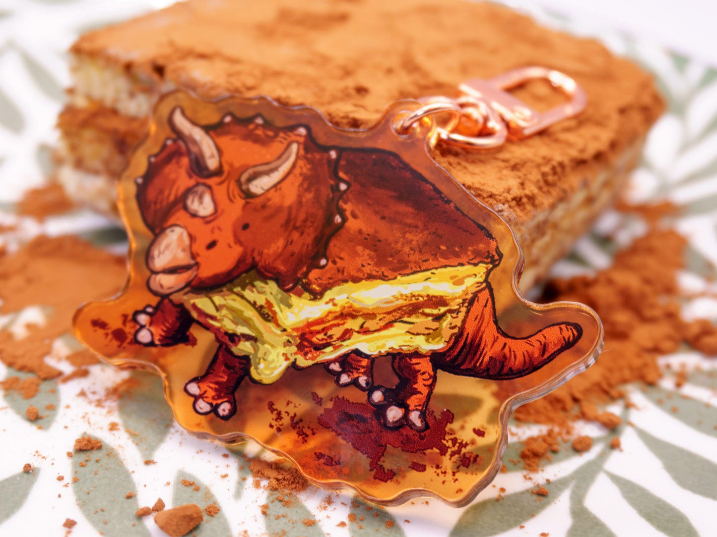 Triceramisu Acrylic Keycharm AlienInAJar