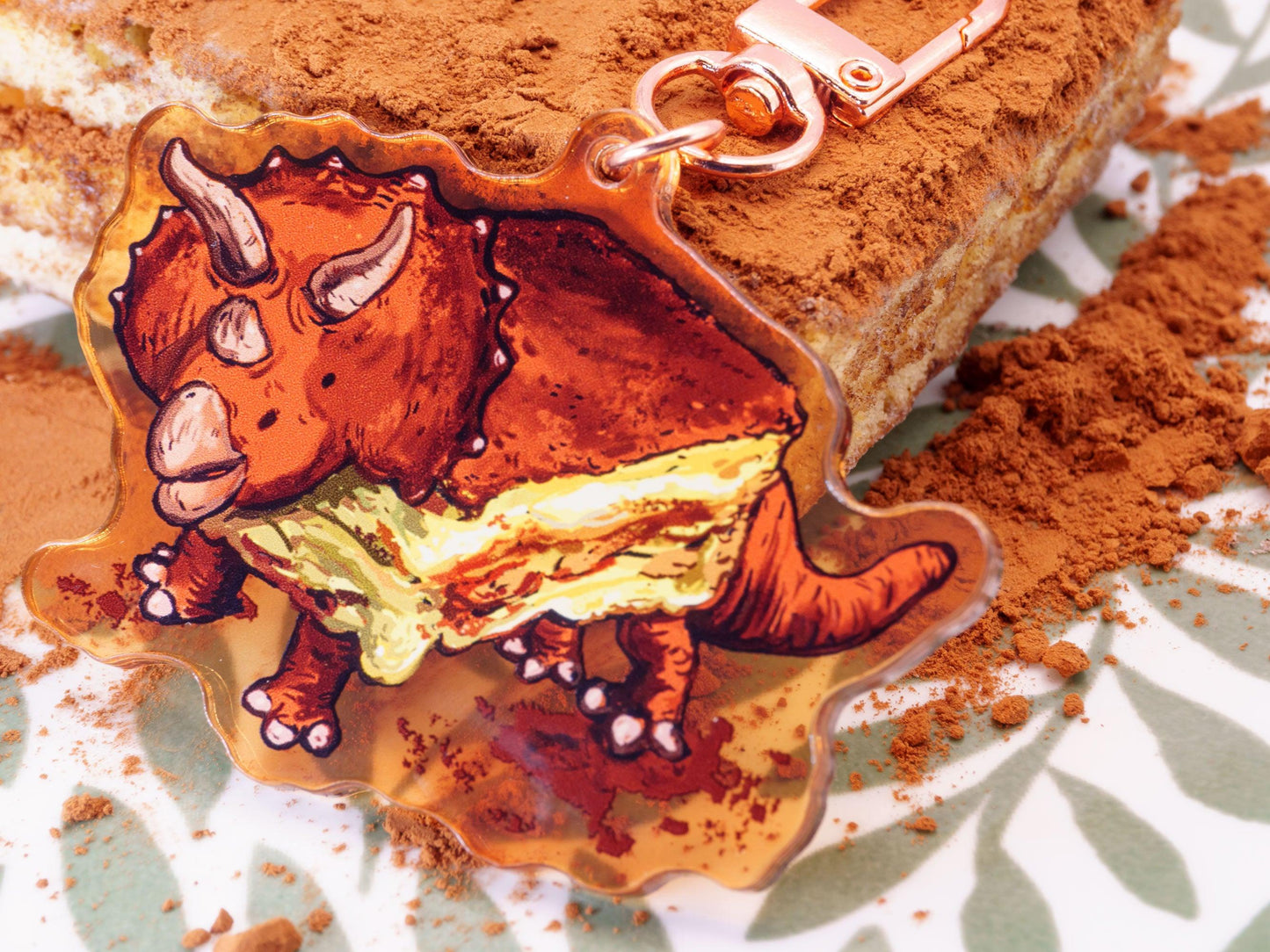 Triceramisu Acrylic Keycharm AlienInAJar