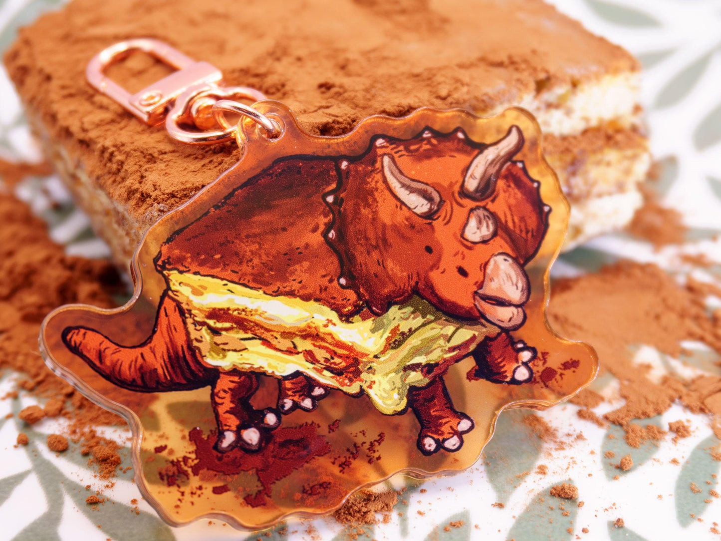 Triceramisu Acrylic Keycharm AlienInAJar