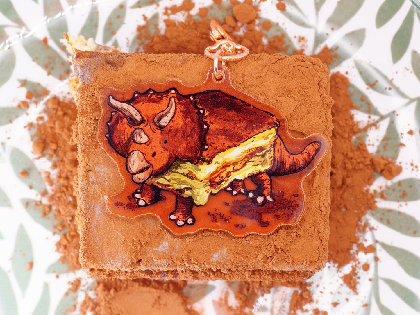 Triceramisu Acrylic Keycharm AlienInAJar