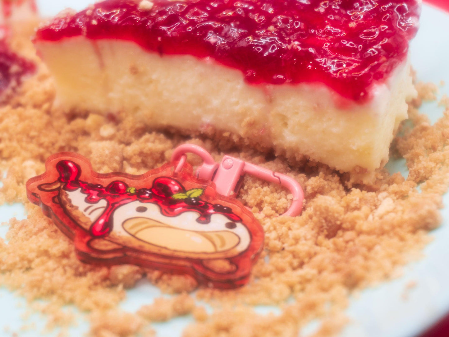 Whale Shark Cheesecake Acrylic Keycharm AlienInAJar