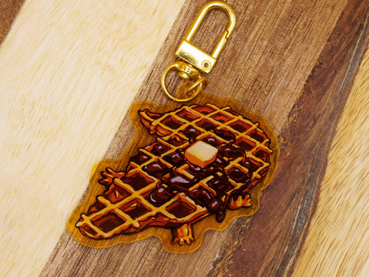 Crocowaffle Acrylic Keycharm AlienInAJar