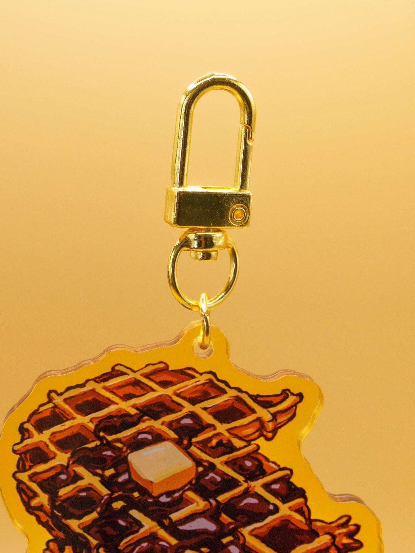 Crocowaffle Acrylic Keycharm AlienInAJar