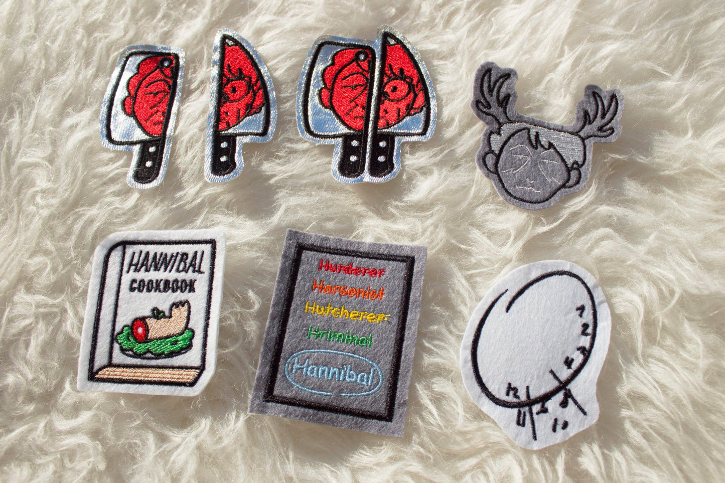 Hannibal Cookbook Sew-On Patch AlienInAJar