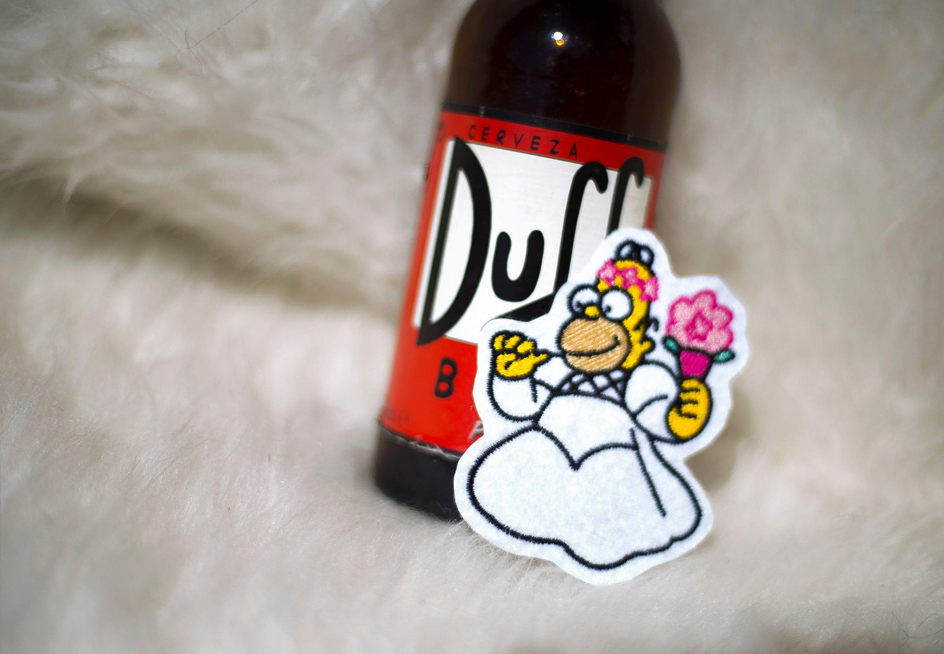 Homer Wedding Dress Meme Sew-On Patch AlienInAJar