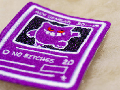 Ace Gengar Card Sew-On Patch AlienInAJar
