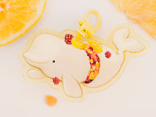 Load image into Gallery viewer, Lemon Cake Beluga Acrylic Keycharm
