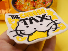 Load image into Gallery viewer, Cheese Tax Cat Sew-On Patch
