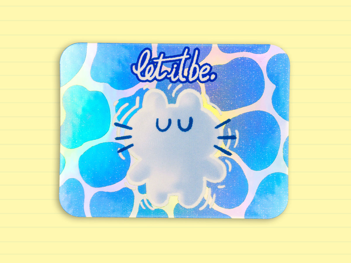Let it Be Holographic Sticker