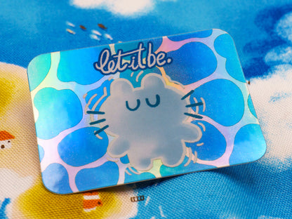Let it Be Holographic Sticker