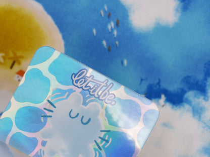 Let it Be Holographic Sticker