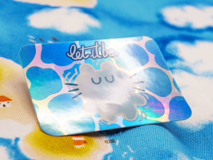 Let it Be Holographic Sticker