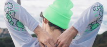 Load image into Gallery viewer, GREEN RADIOACTIVE GLOW IN THE DARK BEANIE
