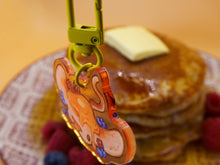 Load image into Gallery viewer, Manta Ray Pancake Acrylic Keycharm
