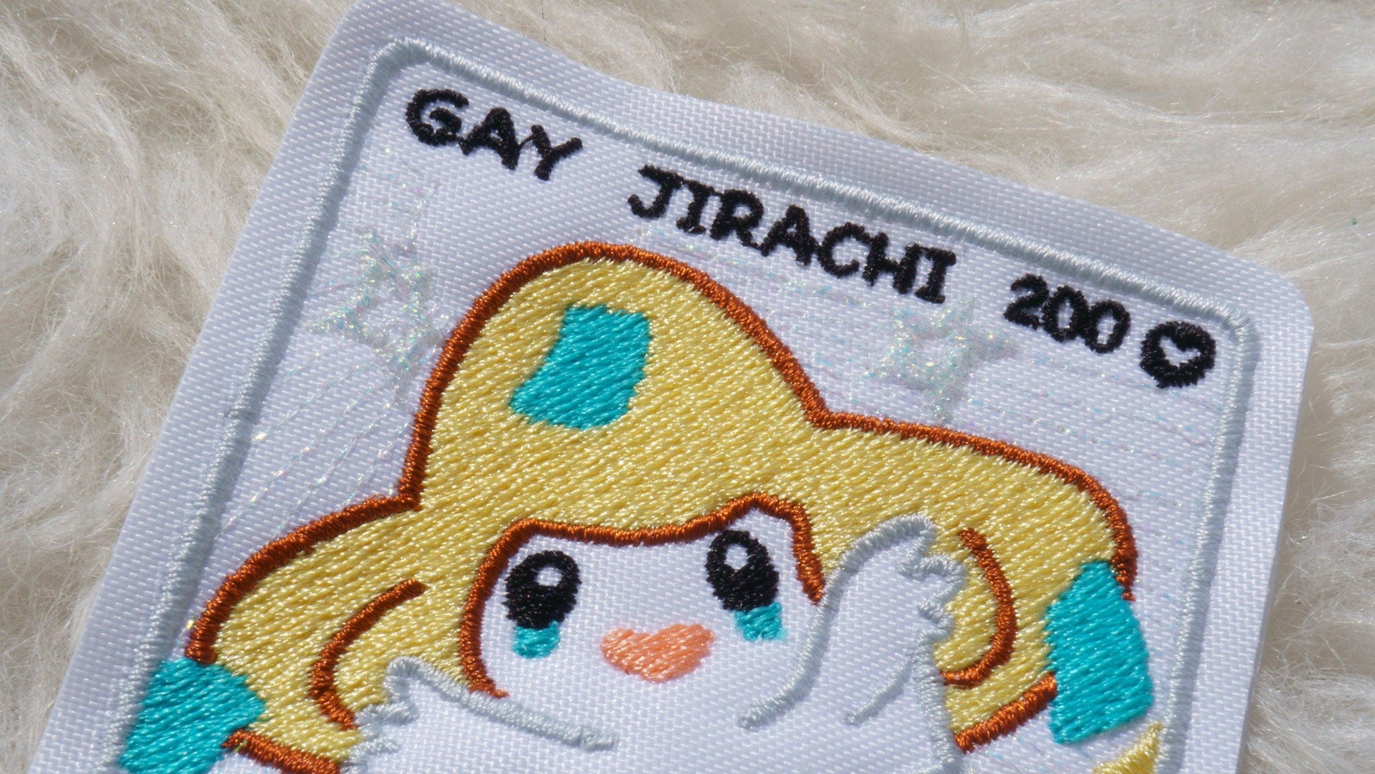 Gay Jirachi Holographic Card Sew-On Patch – AlienInAJar