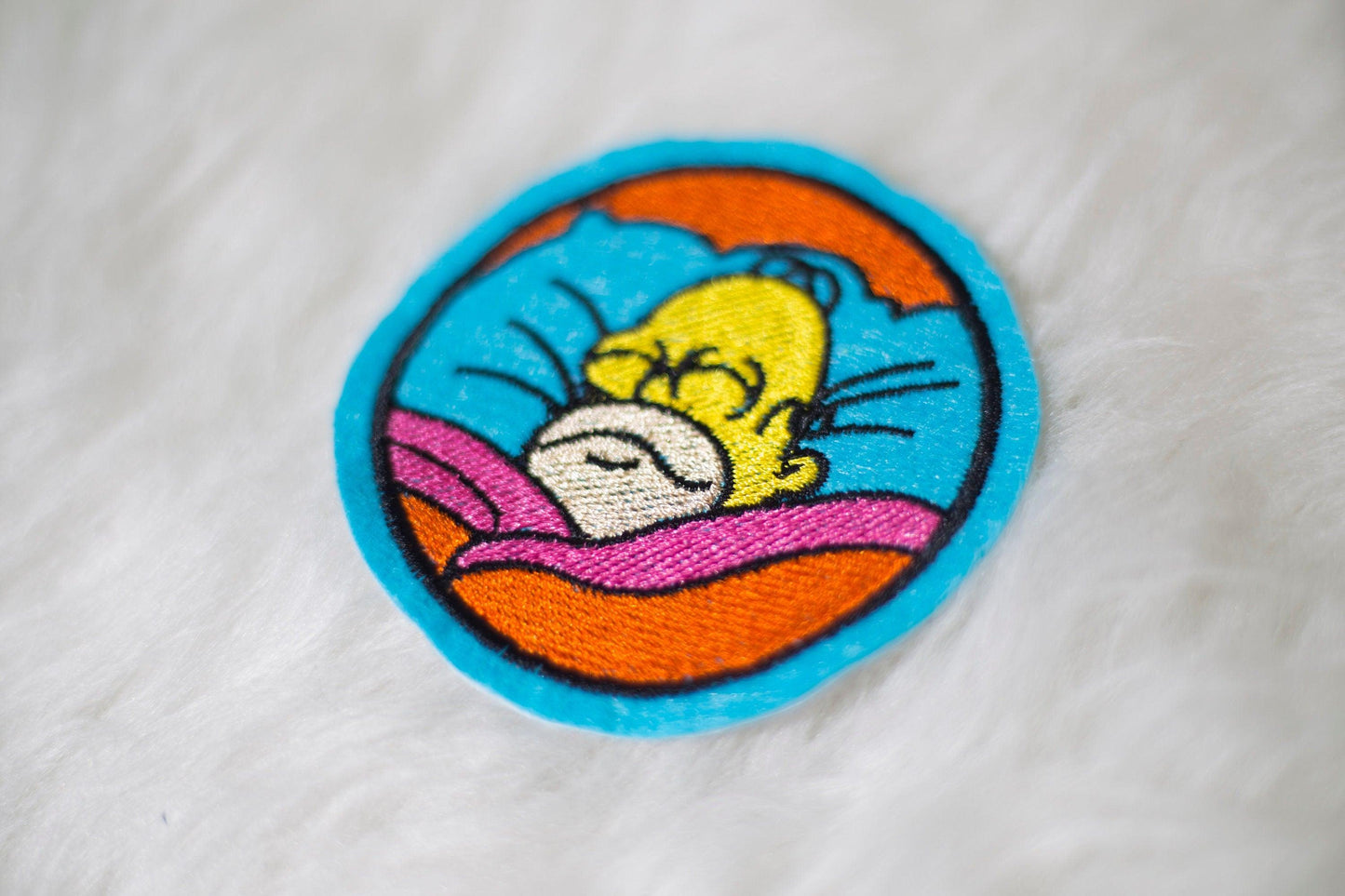 Homer Bed Meme Sew-On Patch AlienInAJar
