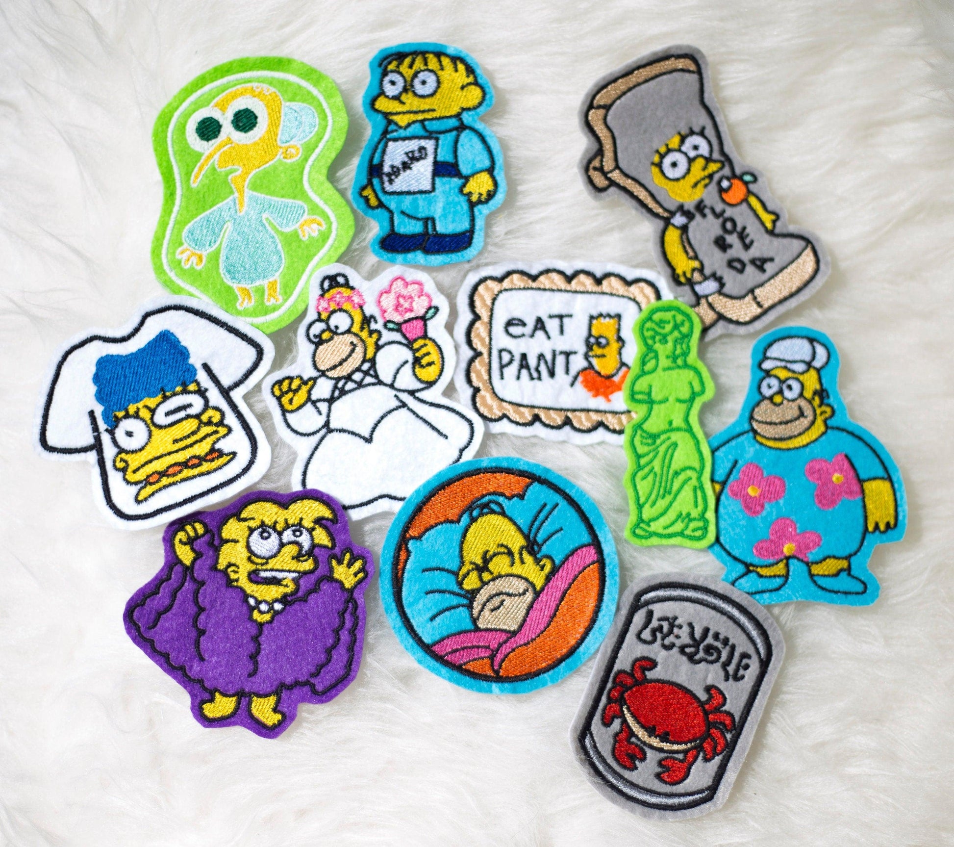 Homer Bed Meme Sew-On Patch AlienInAJar