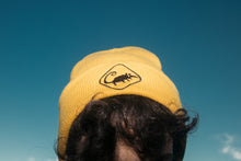 Load image into Gallery viewer, OPOSSUM SIGN YELLOW BEANIE
