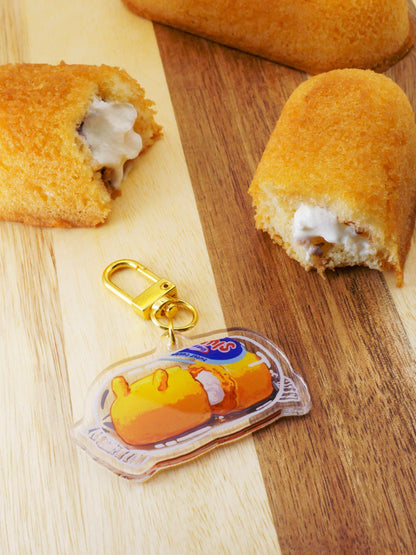 Slugsies Golden Sponge Cake Keycharm AlienInAJar