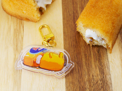 Slugsies Golden Sponge Cake Keycharm AlienInAJar
