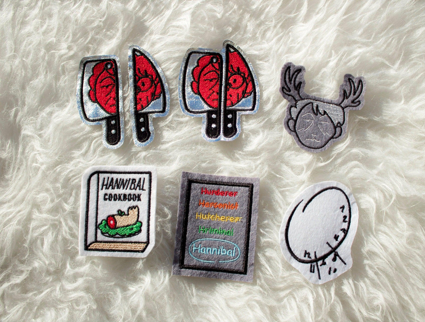 Stag Hannibal Sew-On Patch AlienInAJar