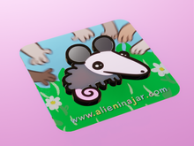 Load image into Gallery viewer, Baby Opossum Enamel Pin
