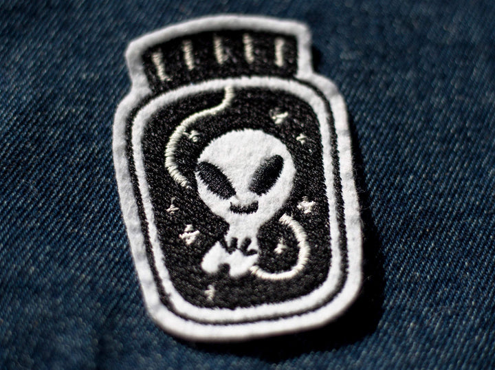 Alien in a Jar Sew-On Patch