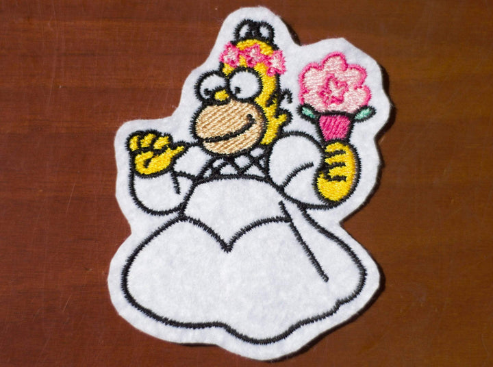 Homer Wedding Dress Meme Sew-On Patch