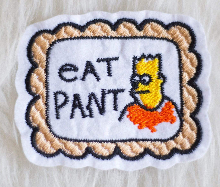 Eat Pant Bart Meme Sew-On Patch