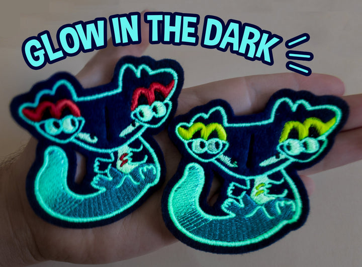 DragapuIt Glow in the dark Sew-On Patch