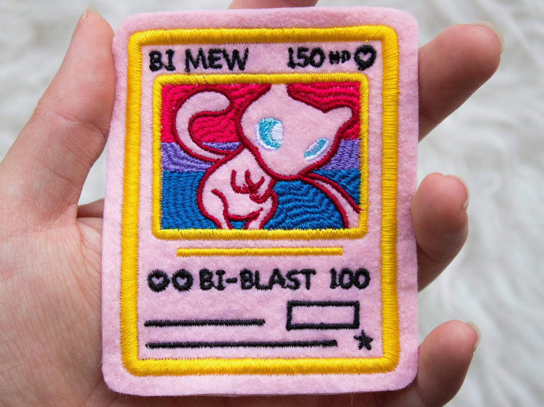 Bi Mew Pokemon Card Sew-On Patch – AlienInAJar