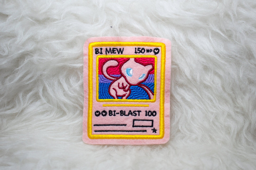 Bi Mew Pokemon Card Sew-On Patch – AlienInAJar