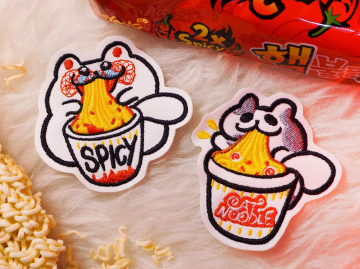 Cat Noodles Sew-On Patches