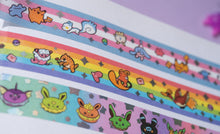Load image into Gallery viewer, Eeveelution Donuts Holographic Washi Tape
