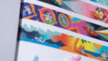 Load image into Gallery viewer, Alien Cat Adventures Glitter Washi Tape

