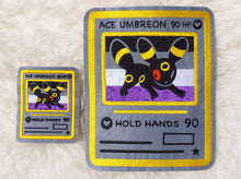 Load image into Gallery viewer, Jumbo Ace ᑌmbreon Card Sew-On Patch
