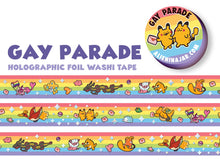 Load image into Gallery viewer, Gay Parade Holographic Washi Tape
