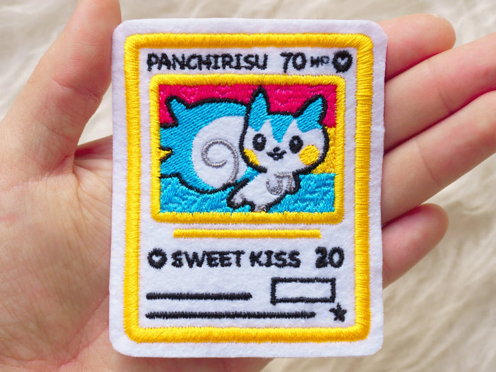 Panchirisu Card Sew-On Patch
